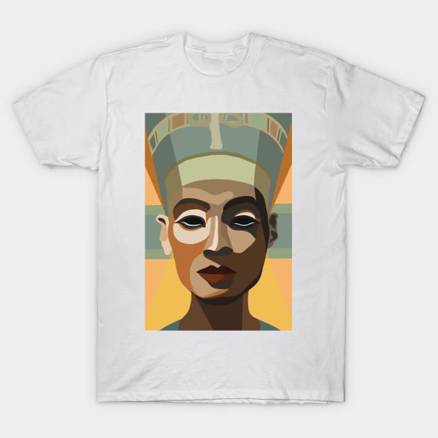 Nefertiti T-Shirt by StrayArte